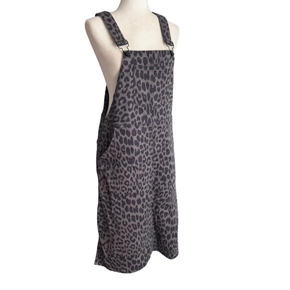 Lazy Oaf Leopard Pinafore Dress - Picture 5 of 12